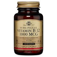 Solgar Vitamin B12 1000 mcg 250 Nuggets (2 bottles) Non GMO