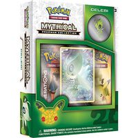 A Celebi collector's pin Pokemon 2016 Mythical Celebi Pin Box Trading Card Game