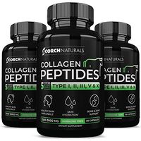Collagen Peptides Capsules - Type 1,2,3,4 and 5 of Food Sourced Collagen - Helps with Anti Aging, Hair Skin & Nails, Hydrolyzed for Easy Absorption - Bone & Joint Support - 90 Capsules