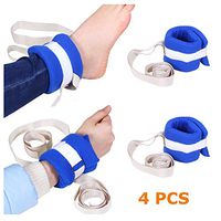 Patient Medical Restraints Limb Holders Hospital Beds Bed Restraint for Hand, Feet, Ankle or Arm Universal Constraints Control (4 PCS)