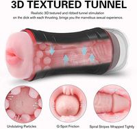 Male Masturbation six Toy Electric Vibrating Masturbator Cup Automatic Aircraft Cup Man Toy Hands Free with USB Rechargable Realistic 3D Sexyyy Underwear for Men T-Shirt