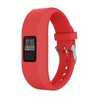 Kanzd Colorful Silicone Replacement Strap Accessory Wristbands for Garmin Vivofit 3 (Red)