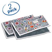 Buff™ Quick Cloth – 2 Pack with Case | Microfiber Cloth for Eyeglasses, Phones, Tablets, Lenses | Double Sided Ultrafine Microfiber (Traditional)