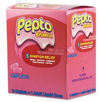 Pepto-Bismol BXPB25 Tablets, 25 Two-Packs/Box PFYBXPB25