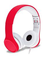 Nenos Kids Headphones Children's Headphones for Kids Toddler Headphones Limited Volume (Red)
