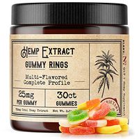 Hemp Gummies for Pain, Anxiety, and Sleep (25mg Each, 30 Count, 750mg Total) - High Potency, CO2 Extracted Hemp Oil - R+R Medicinals