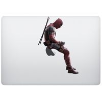 Sticker decal with comedy superhero design, Computer Sticker, Laptop Sticker, Macbook Sticker, Ipad Sticker, Computer Decal, Laptop Decal, Ipad Decal. Cool Accessories for Laptop, Computer, Macbook.