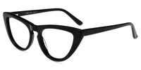 Firmoo Vintage Cateye Blue Light Blocking Reading Glasses Computer Office UV400 Protection Eyeglasses for Women Black Frame 1.00 Readers