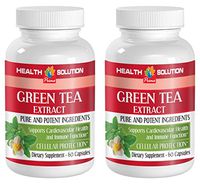 Green Tea Capsules Organic - Green Tea Extract - Improve Learning (2 Bottles)