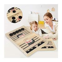 Table Desktop Battle 2 in 1 Ice Hockey Game, Classic Battle Board Games for Ages 7 and Up Adults or Kids Sports Board Game Parent-Child Interactive Game Table Desktop Battles