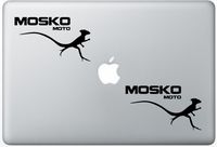 Mosko Moto ArcDecals78602332 Set Of Two (2x) , Decal , Sticker , Laptop , Ipad , Car , Truck