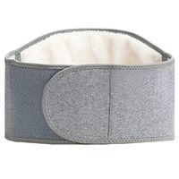 YAOSEN Unisex Winter Thermal Waist Warmer Adjustable Waist Support with Plush Lining (Size L)