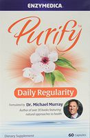 Enzymedica, Purify Daily Regularity, Enzyme Laxative to Help Reduce Occasional Constipation with Senna and Chamomile Extract, 60 capsules (30 servings)