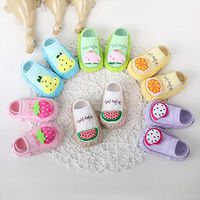 Ugthe Children's Socks Cute Fruit Baby Boys Girl Slip Resistant Soft Breathable Soles Floor Boat Socks - Blue S