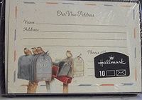 Hallmark Box 10 NEW ADDRESS Note Cards and Envelopes by Marjolein Bastin
