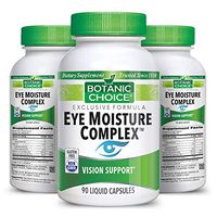 Botanic Choice Eye Moisture Complex - Adult Daily Supplement - Delivers Essential Vitamins and Beneficial Oils to Support Vision and Ocular Health 90 Liquid Capsules