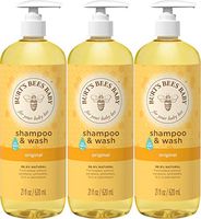 Burt's Bees Baby Shampoo & Wash, Original Tear Free Baby Soap - 21 Ounce Bottle - Pack of 3