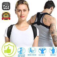 Posture Corrector for Men and Women, Adjustable Clavicle Back Brace Posture Corrector, Upper Back Brace for Shoulder and Neck Pain (XL)