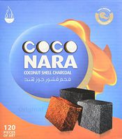 Box of 120pcs Coconut Coco nara coconara Premium Lighting Hookah Hokah charcoal coals- TOTAL 240pcs