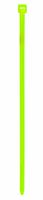 Aviditi CT444G Nylon Cable Tie, 8" Length x 0.14" Width, Fluorescent Green (Case of 1000)