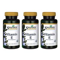 Swanson Vitamin E 1000 Iu 1000 Iu (450 Milligrams) 60 Sgels (3 Pack)