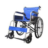 ChenCheng Wheelchair,Manual Wheelchair Aluminum Alloy Portable Wheelchair Folding Light Elderly Disabled Person Medical Supplies (Color : Solid tire)