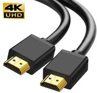 4K HDMI Cable, KOOPAO 2M/6.6FT High Speed 18Gbps HDMI 2.0 Braided Cord-Supports (4K 60Hz HDR,Video 4K 2160p 1080p 3D HDCP 2.2 ARC