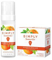 Summer's Eve Mandarin Blossom, Cleansing Combo Pack, 1-5-Ounce Foam Wash, Plus 1-14 Count Cloths
