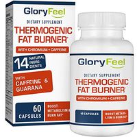 Gloryfeel Thermogenic Fat Burner - Weight Loss Supplement, Appetite Suppressant, Energy Booster - Weight Loss Pills, Weight Loss for Women & Men - 60 Capsules