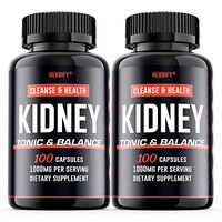 Kidney Support Supplement (Kidney Cleanse Supplement), 18 Herbs for Urinary Support and Bladder Health, Premium Formula 1000mg, 100 Capsules (200)