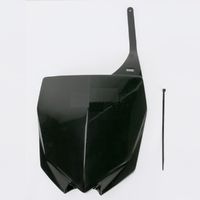 Ufo Black Front Number Plate Fits Yamaha Yz250f Yz450 2010-2013