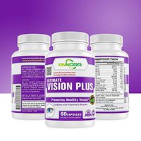 Xinnora Vision Plus Eye Vitamins for Macular Degeneration with, Zinc, Vitamin C, Vitamin E, Lutein Zeaxanthin, Eye Supplements Provides Vision Preservation,Reduce Eye Strain, Fatigue 60 Caps (Pack 1)