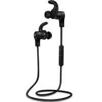 osierr6 Bluetooth 4.1 Sweatproof Wireless Headphones APTX-Low Latency Bluetooth Earbuds CVC 6.0 Noise Cancelling Mic Bluetooth Earphones, Secure Fit for Sports, Gym(Black)
