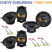 Compatible with Chevy Suburban 1988-1994 Factory Speaker Upgrade Harmony R46 R65 Package New