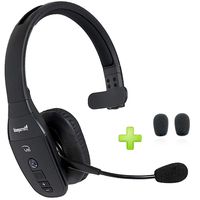 BlueParrott B450-XT Bluetooth Headset - 204010-AC Bonus Packs | Car Charger, Bonus Item Included | NFC Enabled - Compatible with Smartphones, Tablets, Android, iOS (Bonus Cushions)