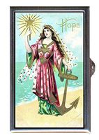 Victorian Hope Fairy Pretty Lady Beach Anchor Decorative Pill Box