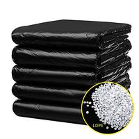 M-TOP Construction Trash Bags Heavy Duty, Large Garbage Bags Tall Kitchen Black, Bathroom Trash Can Bin Liners, Extra Strong Plastic Trash Bags for Home, Kitchen, Lawn, and Other