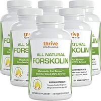 Thrive Naturals Forskolin Advanced Maximum Strength - Promotes Healthy Weight Loss - Metabolic Fat Burner (6)