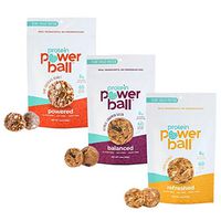 Protein Power Ball Healthy Protein Snacks, Gluten Free, Dairy Free, Soy Free Snack Energy Bites | Dark Chocolate Peanut | Oatmeal Cinnamon Raisin | Lemon Coconut (Variety Pack, 3 Pack)