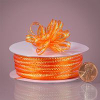 Orange Mini Pull String Bows, 1/8" X 50yd