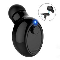Mini Bluetooth Earbud, Single Bluetooth Headphone Wireless Invisible Bluetooth Headset with 6 Hour Playing Time Car Headset with Mic for iOS Android Smartphones