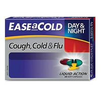 Ease a Cold Cough Cold & Flu Day & Night 24 Capsules