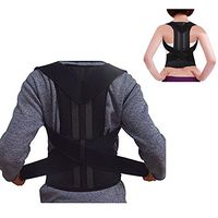 Adjustable Posture Corrector, Back Shoulder Lumbar Waist Supporting Belt, Medical Device to Improve Bad Posture, Back Pain Relief for Men and Women (L)