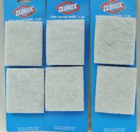 Chlorox Dish Sponge Refill, 3 pks of 2