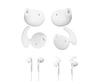 ZZoo Ear Gels Earplugs Cover for Samsung Galaxy S6/S6 Edge Stereo Headset Earphones, ZZoo Silicone Cover Ear Gels Anti Slip for SAMSUNG S6 S7 Edge Headphones 4 Pairs