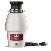 Waste King L-2600 Garbage Disposal  with Power Cord, 1/2 HP