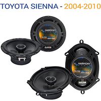 Compatible with Toyota Sienna 2004-2010 Factory Speaker Upgrade Harmony (2) R65 Package New