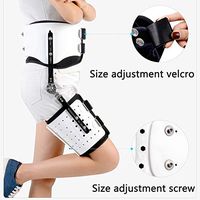 NADAENL Adult Hinge Hip Abduction Orthosis and New Stabilizer Support Dislocation Joint Stent Femoral Postoperative Rehabilitation Protective Support Frame,White,leftleg