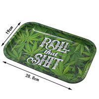 Daxin Roll That Shit Tinplate Metal Rolling Tray,HD Pattern Printed Tobacco Cigarette Holder,Smoking Accessories