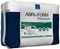 Abena Abri-Form Premium Incontinence Briefs, Large, L4, 12 Count